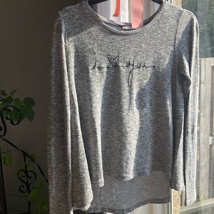 I love you light sweater